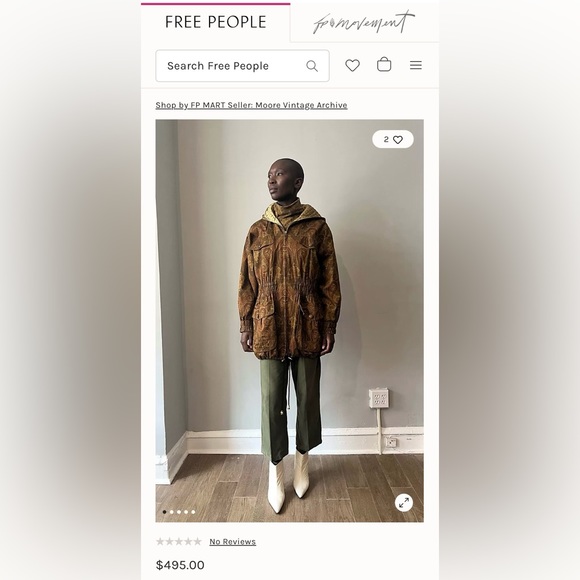 ESCADA Paisley Printed Parka - Picture 6 of 8